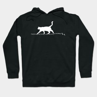 The cat's message Hoodie